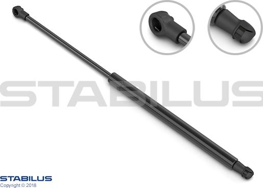 STABILUS 586522 - Gas Spring, boot, cargo area parts5.com