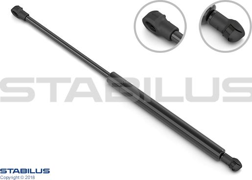 STABILUS 524371 - Gazlı amortisör, bagaj / yükleme bölümü parts5.com