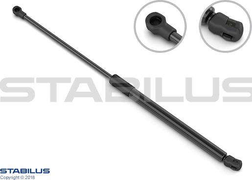 STABILUS 024073 - Gazlı amortisör, bagaj / yükleme bölümü parts5.com