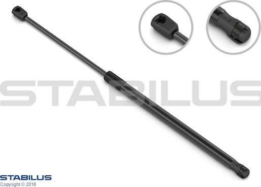 STABILUS 1757VK - Gazlı amortisör, bagaj / yükleme bölümü parts5.com