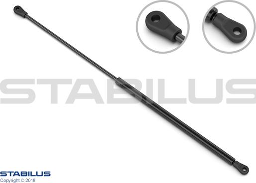 STABILUS 024339 - Muelle neumático, capó de motor parts5.com