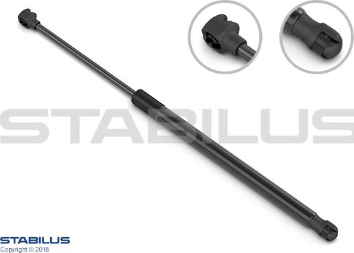 STABILUS 540866 - Muelle neumático, maletero / compartimento de carga parts5.com