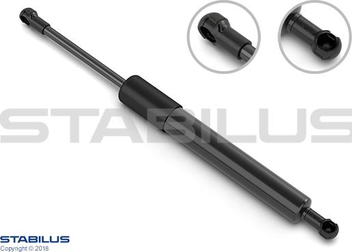 STABILUS 732539 - Gasni amortizer, prtljažnik / utovarni prostor parts5.com