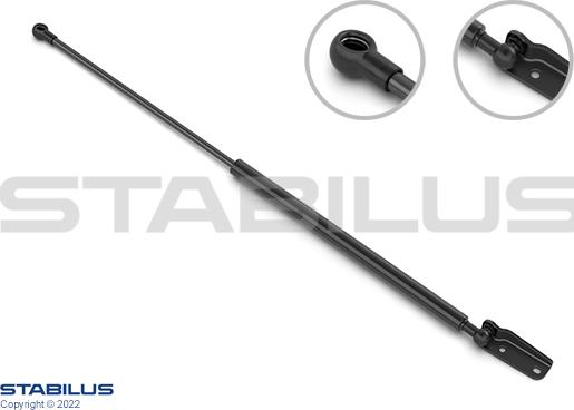 STABILUS 734018 - Pneumatická pružina, zavazadlový / nákladový prostor parts5.com