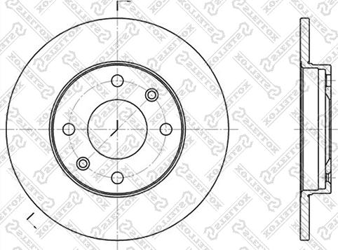 Delphi BG2213 - Zavorni kolut parts5.com