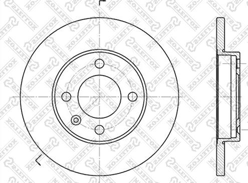 Cifam 800-053 - Disc frana parts5.com