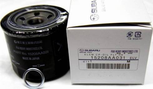 Subaru 15208AA031 - Õlifilter parts5.com