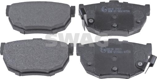 Swag 90 91 6676 - Brake Pad Set, disc brake parts5.com