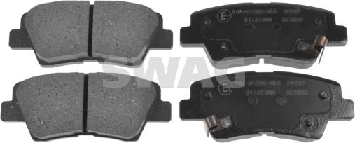 Swag 90 91 6799 - Set placute frana,frana disc parts5.com