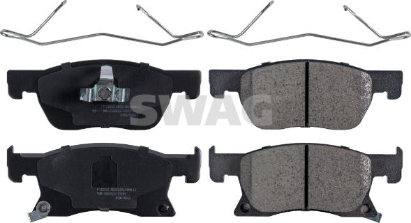 Swag 42 11 6239 - Brake Pad Set, disc brake parts5.com