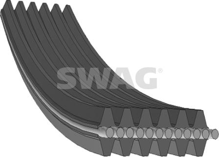 Swag 55 93 4462 - Correa trapecial poli V parts5.com