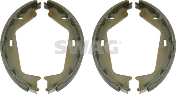 Swag 55 92 2154 - Brake Shoe Set, parking brake parts5.com