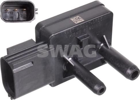 Swag 50 10 0855 - Sensor, exhaust pressure parts5.com