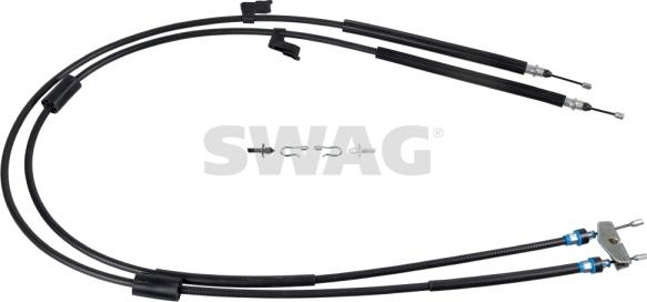 Swag 50 10 1801 - Cable, parking brake parts5.com