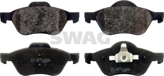 Swag 60 91 6435 - Brake Pad Set, disc brake parts5.com