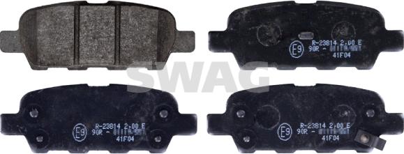 Swag 60 11 6198 - Brake Pad Set, disc brake parts5.com