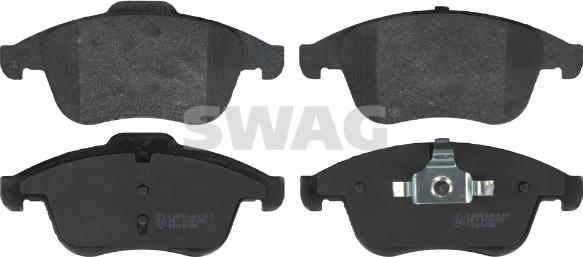 Swag 60 11 6187 - Brake Pad Set, disc brake parts5.com