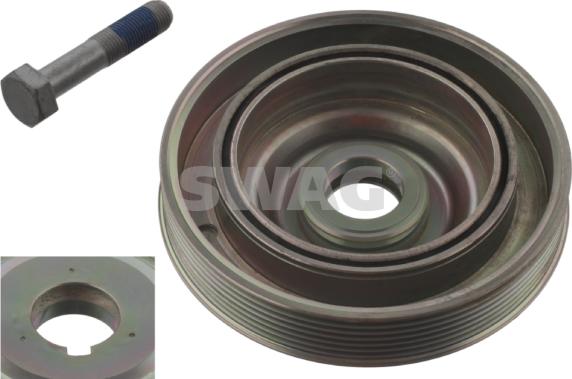 Swag 62 93 3802 - Belt Pulley, crankshaft parts5.com