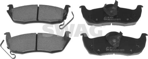 Swag 14 11 6339 - Brake Pad Set, disc brake parts5.com