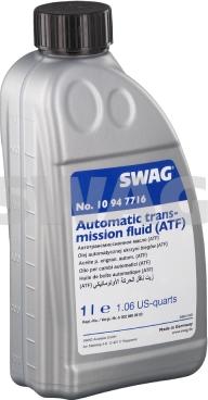 Swag 10 94 7716 - Automatic Transmission Oil parts5.com