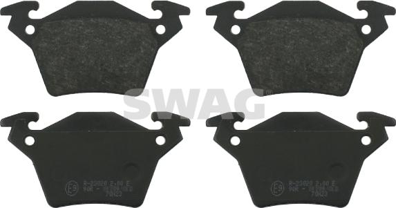 Swag 10 91 6255 - Set placute frana,frana disc parts5.com