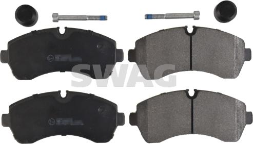 Swag 10 91 6753 - Sada brzdových destiček, kotoučová brzda parts5.com