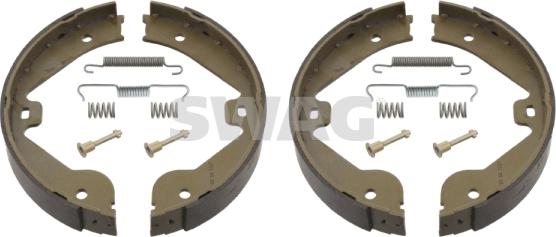 Swag 10 92 8730 - Brake Shoe Set, parking brake parts5.com