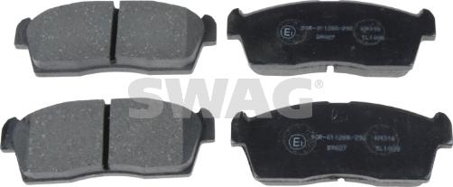 Swag 84 91 6740 - Brake Pad Set, disc brake parts5.com