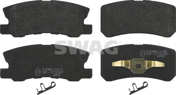 Swag 80 91 6583 - Brake Pad Set, disc brake parts5.com