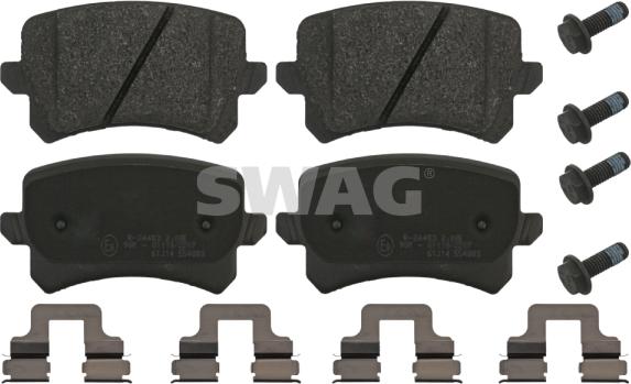 Swag 30 91 6991 - Sada brzdových destiček, kotoučová brzda parts5.com