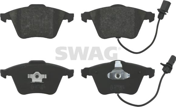 Swag 30 91 6584 - Zestaw klocków hamulcowych, hamulce tarczowe parts5.com