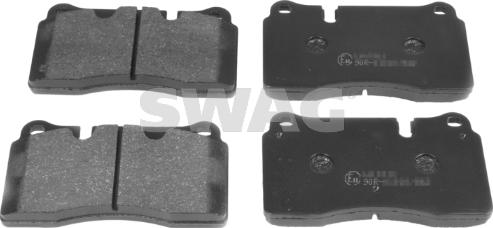 Swag 30 91 6734 - Zestaw klocków hamulcowych, hamulce tarczowe parts5.com