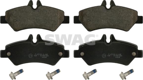 Swag 30 91 6735 - Brake Pad Set, disc brake parts5.com