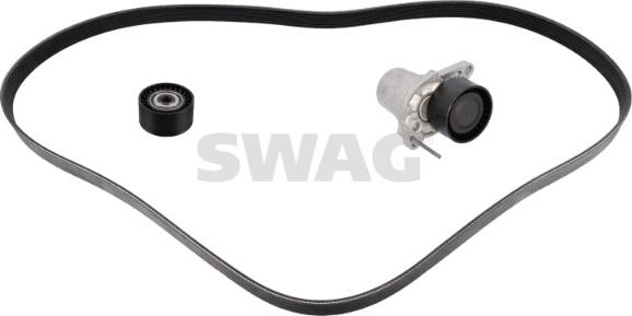 Swag 33 10 9224 - Set curea transmisie cu caneluri parts5.com