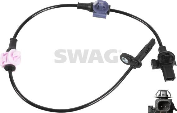 Swag 33 10 5157 - Датчик ABS, частота вращения колеса parts5.com