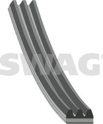 Swag 33 10 8645 - Pasek klinowy wielorowkowy parts5.com