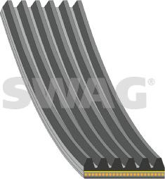 Swag 33 10 8872 - V-Ribbed Belt parts5.com