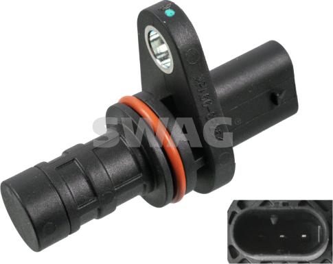 Swag 33 10 3124 - Sensor, crankshaft pulse parts5.com