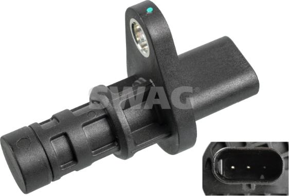 Swag 33 10 3718 - Sensor, crankshaft pulse parts5.com