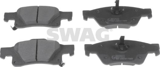 Swag 33 10 2657 - Brake Pad Set, disc brake parts5.com