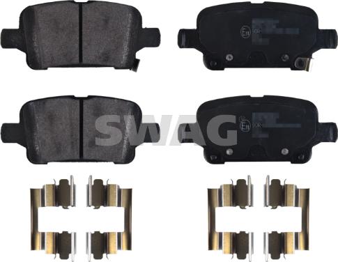 Swag 33 10 2611 - Brake Pad Set, disc brake parts5.com