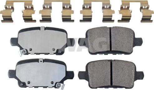 Swag 33 10 7489 - Brake Pad Set, disc brake parts5.com