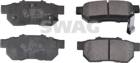 Swag 33 10 7285 - Sada brzdových destiček, kotoučová brzda parts5.com