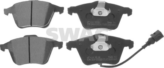 Swag 32 91 6796 - Brake Pad Set, disc brake parts5.com