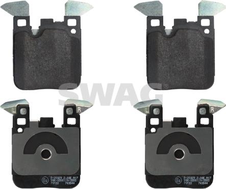 Swag 20 91 6909 - Brake Pad Set, disc brake parts5.com