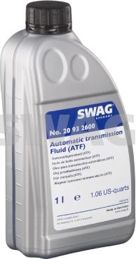 Swag 20 93 2600 - Automatic Transmission Oil parts5.com