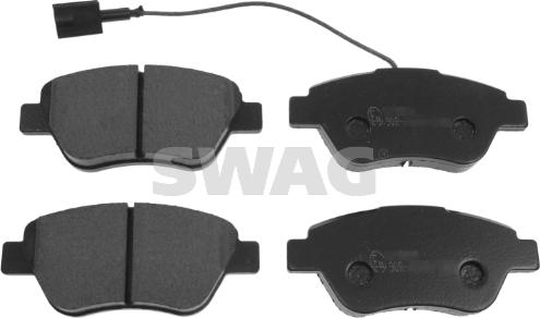 Swag 70 91 6555 - Brake Pad Set, disc brake parts5.com