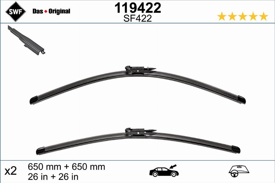 SWF 119422 - Wiper Blade parts5.com