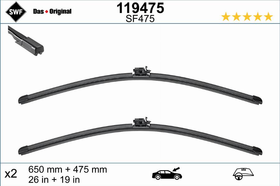 SWF 119475 - Wiper Blade parts5.com