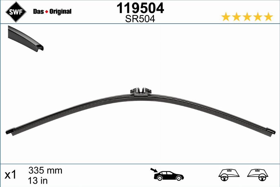 SWF 119504 - Lamela stergator parts5.com